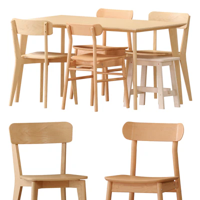 IKEA LISABO Table And Chairs — Вид 1