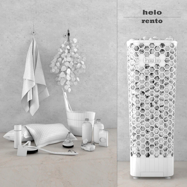 Decorative sauna set — Скачать
