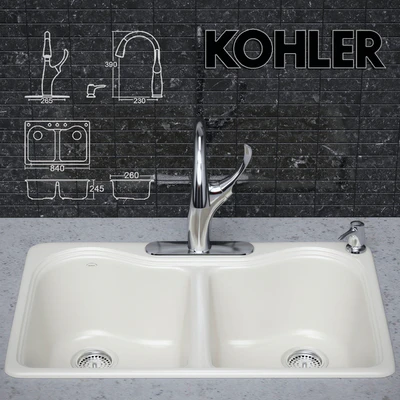 Kitchen faucet and sink KOHLER — Вид 1