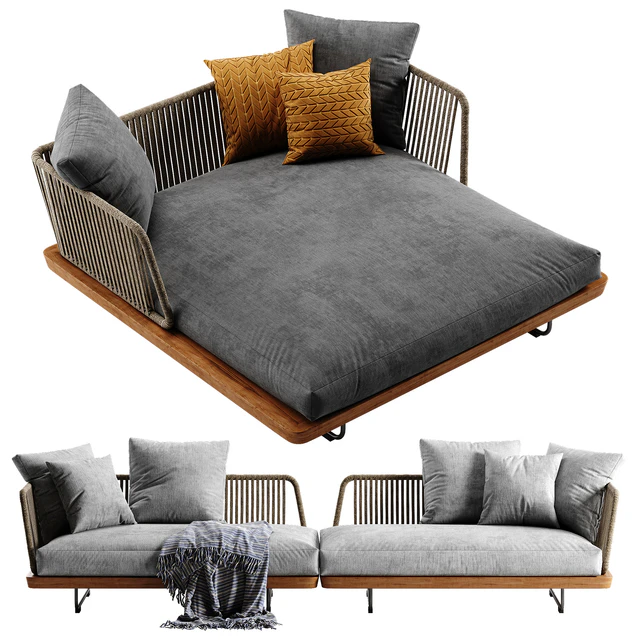 Minotti Sunray sofa set 3 — Descargar