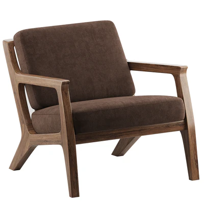 Mila Chair Mid century Modern Lounge Chair — Вид 5