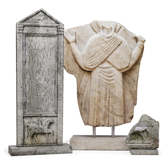 Roman tombstones and marble relief — Descargar