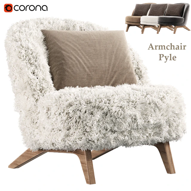 Armchair Pyle by divan.ru, Pyle Cozy White — Descargar