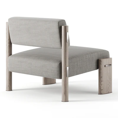 Nichols lounge chair by McGuire furniture — Ver 2