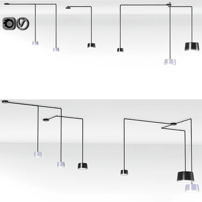 Vibia TUBE Pendant Lamp LED Aluminium Lamp — Вид 1