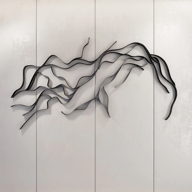Waves   Metal wall panel 2 — Скачать