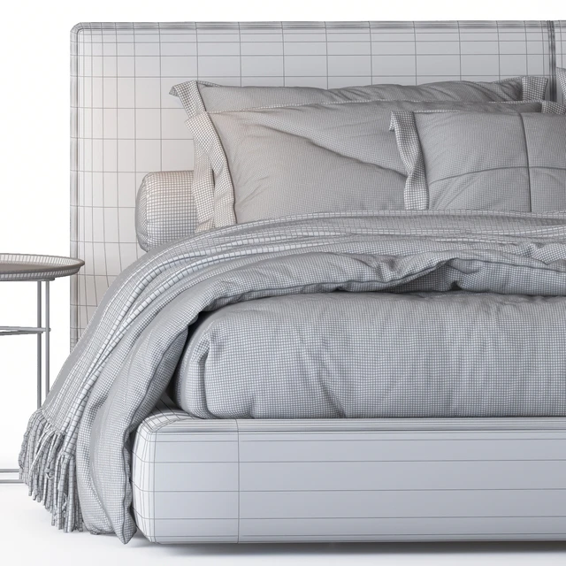 Richard bed by B&B Italia — Скачать