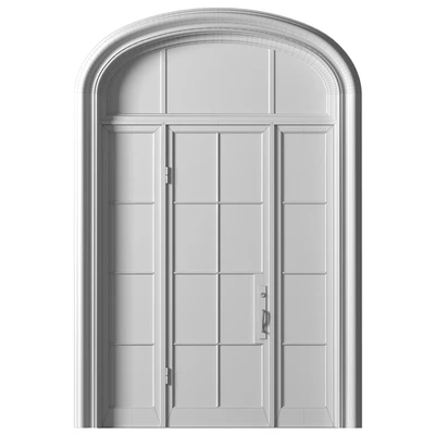 Arc Classic Entrance Doors.Entrance to the house.Front Door.Arched Opening Window.Outdoor Entrance classic door.External Doors. Exterior Door.Street Doors — View 4