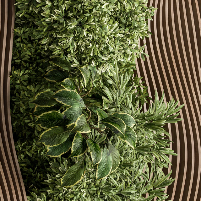Vertical Garden Wood Parametric Wall - Wall Decor 30 — Скачать