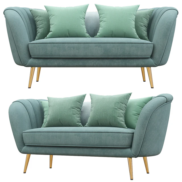 Deals on Alexandrea Velvet Flared Arm Loveseat — Descargar