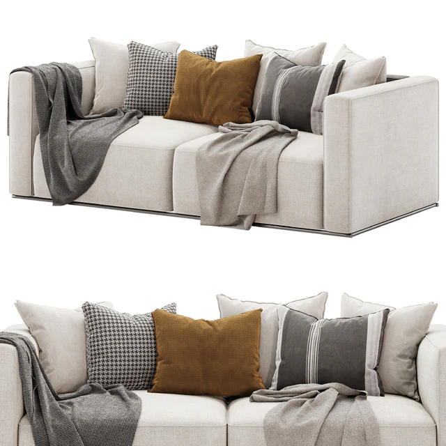 shangai 3 seater sofa by poliform — Скачать