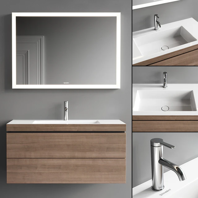 Duravit L-Cube Vanity Unit Set 1 — Скачать