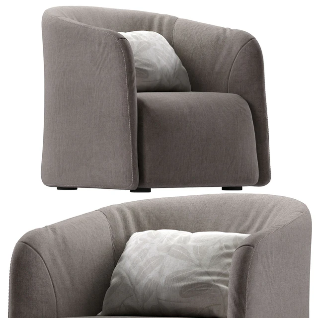 Logos Armchair By Natuzzi — Скачать