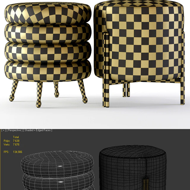 Kelly Wearstler Melange and Laurel Stools — Скачать