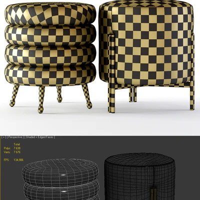 Kelly Wearstler Melange and Laurel Stools — Вид 3