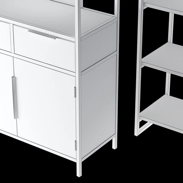 Crate and Barrel Oxford Bookcase — Скачать