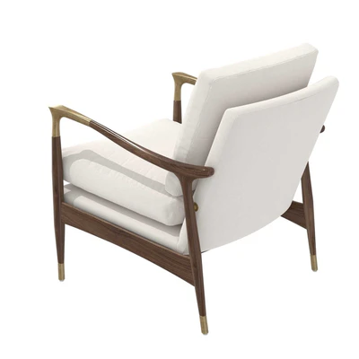 Theodore Arm Chair Natural Linen soho home — Ver 4