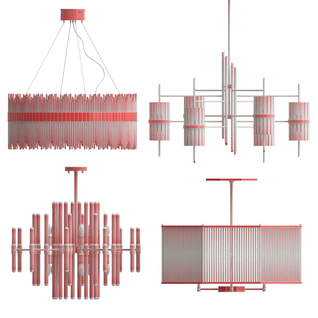 Collection of modern chandeliers — Скачать