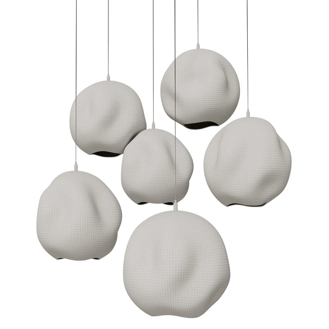 Modern lighting fixtures twisted glass balls — Скачать