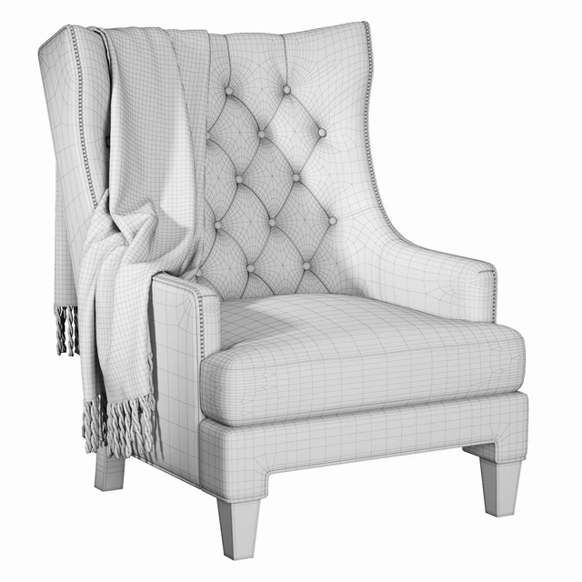 Maximus Wingback Chair — Скачать