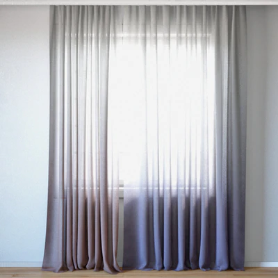 Curtains 129 | Pottery Barn Teen | Ombre Sheer Curtain — Ver 3