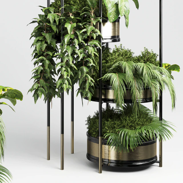 collection Indoor plant plant stairs stand metal vase 10 — Descargar