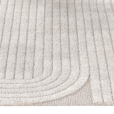Erden Furrow – Natural White rug — Ver 4