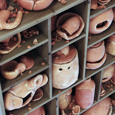 Dishes clay splinter old n2 — Ver 4