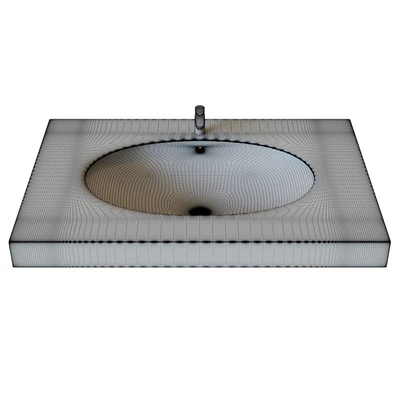 Roca Berna sink 56x42 cm, laid on 327871001 — Ver 2