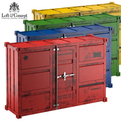 CARLINGUE Sea Container 4 colors — Ver 1