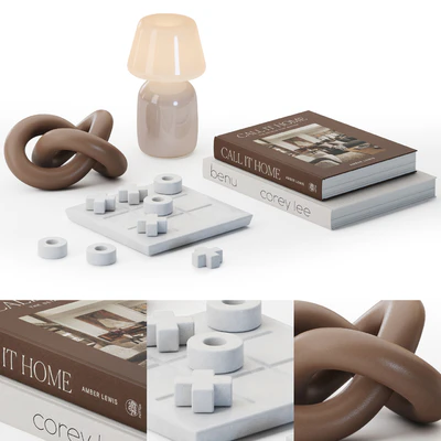Coffee table decor 04 — Ver 1