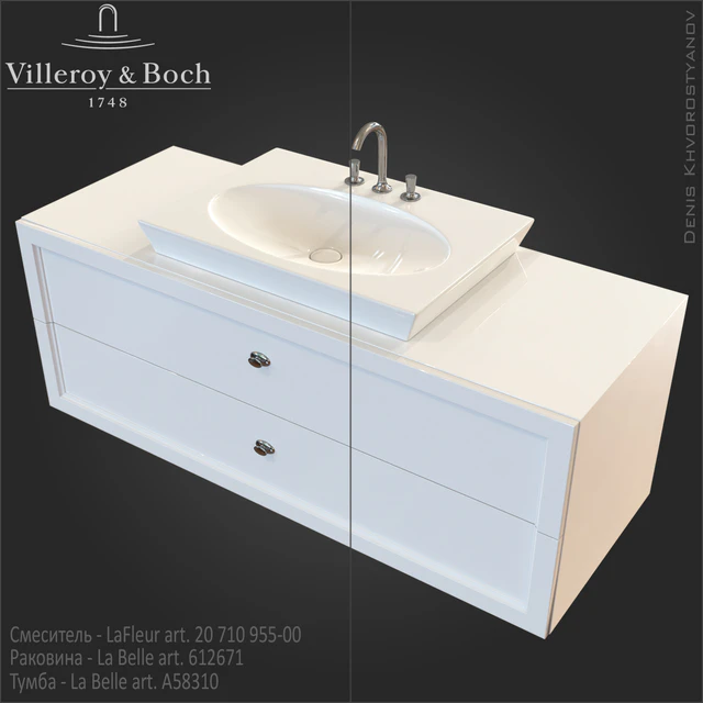 Cupboard under the sink Villeroy &amp; boch - La Belle — Descargar