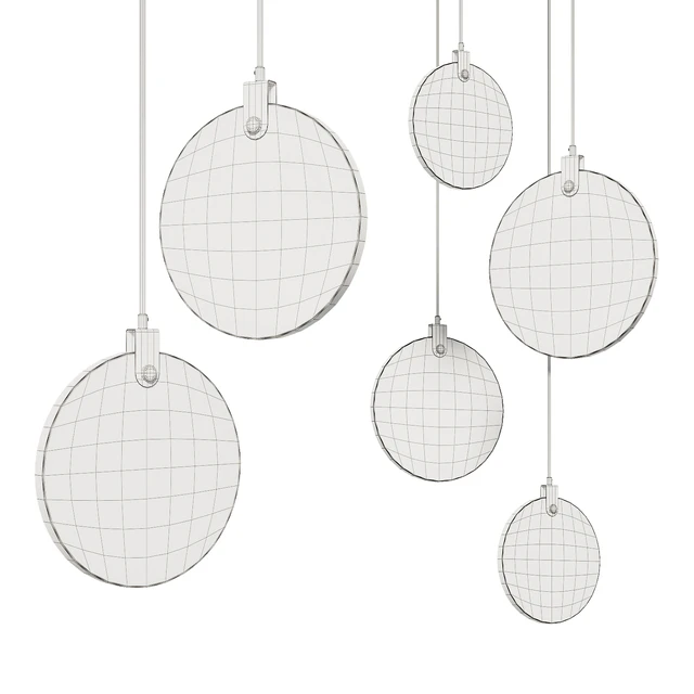 Pendant lamp in brass and marble — Скачать