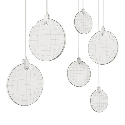 Pendant lamp in brass and marble — Вид 2
