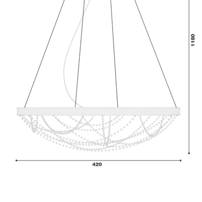 Pendant lamp CRISTAL from Cattelan Italia — Ver 2