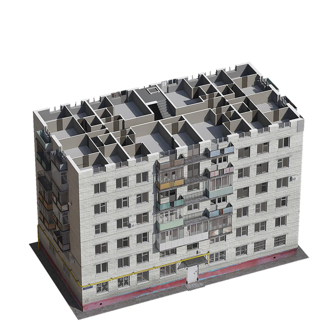 Nine-storey residential building — Descargar