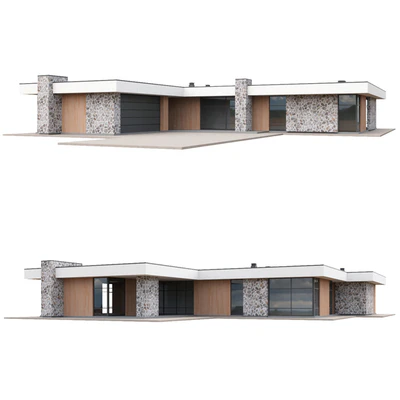Set of low poly houses 02 — Ver 5