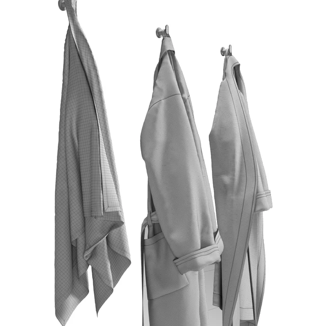 Laundry basket Bathrobe and Towel — Descargar