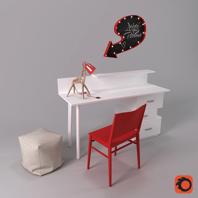 Writing desk and decor — Descargar