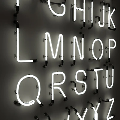 Неоновые буквы, Neon Type Font 2 — Вид 3