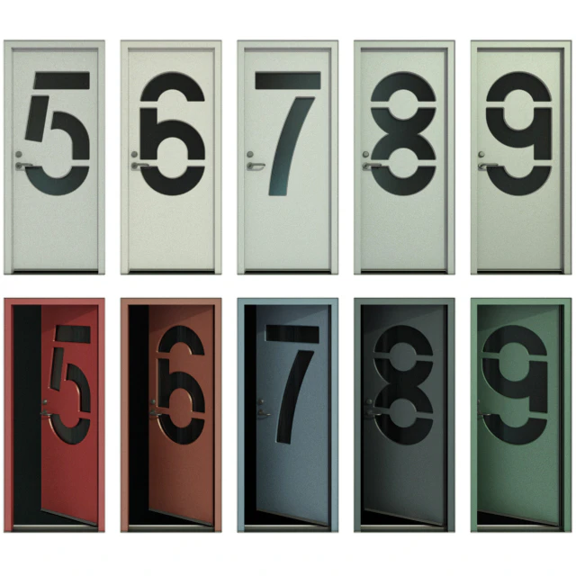Door with numbers (Part II) — Descargar