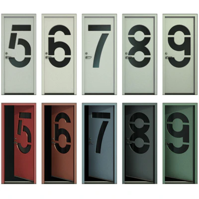 Door with numbers (Part II) — Ver 1