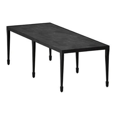 Silviano Rectangular Iron Coffee Table (Crate and Barrel) — Ver 2