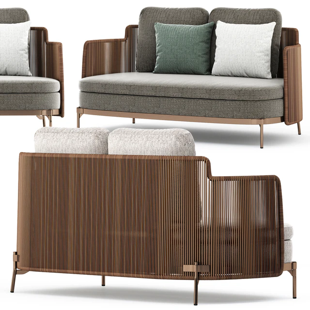 TAPE CORD OUTDOOR Garden sofa by Minotti — Скачать