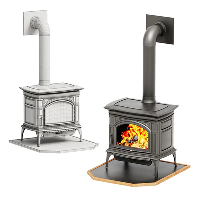 Wood burning stove — Ver 2