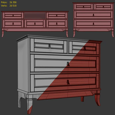 Комод  и тумба под телевизор Тельма, Гомельдрев . Dresser, Tvstand — Вид 4