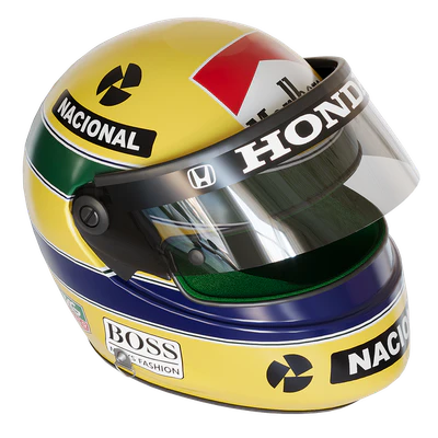 Шлем пилота формулы 1 Айртон Сенна 1988 — Вид 5