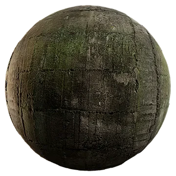 mossy concrete wall 001 — Скачать