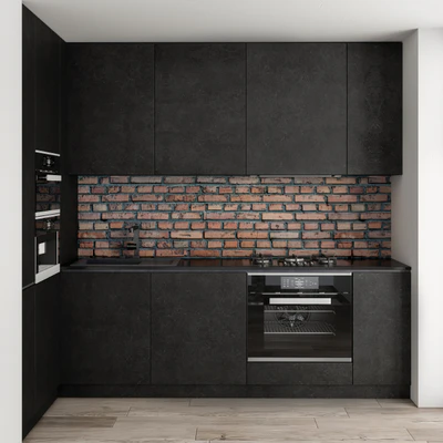 Kitchen Modern Brick Wall — Ver 1