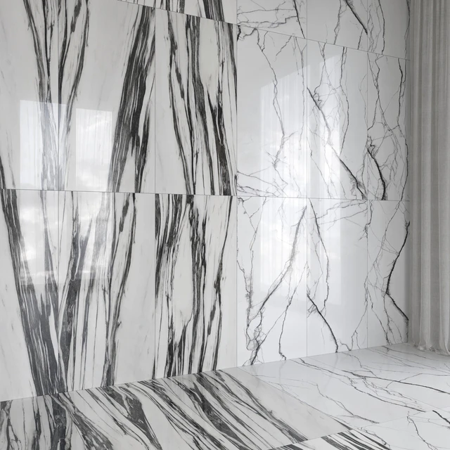 Architectural Design Floorgres B and W Marble miniset — Descargar